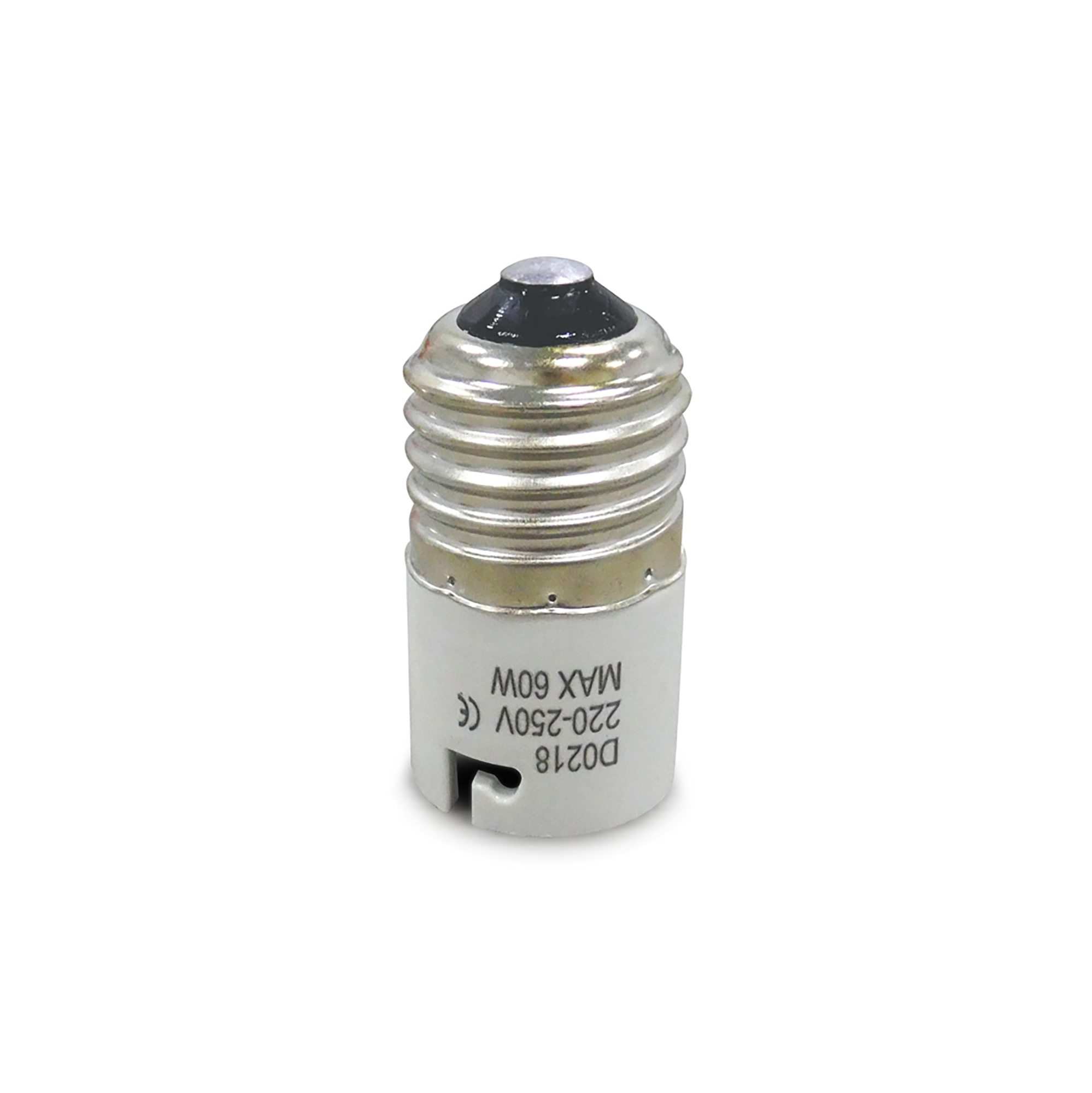 D0218  Elements E27 to B22 Lamp Socket Converter White